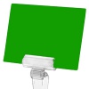 Фото табличка зеленая с прямыми углами для надписей a6 - 105х148,5х0,5 мм упаковка 50 штук