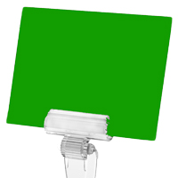 Табличка зеленая с прямыми углами для надписей A6 - 105х148,5х0,5 мм упаковка 50 штук