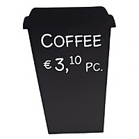 Меловая табличка "стакан кофе"